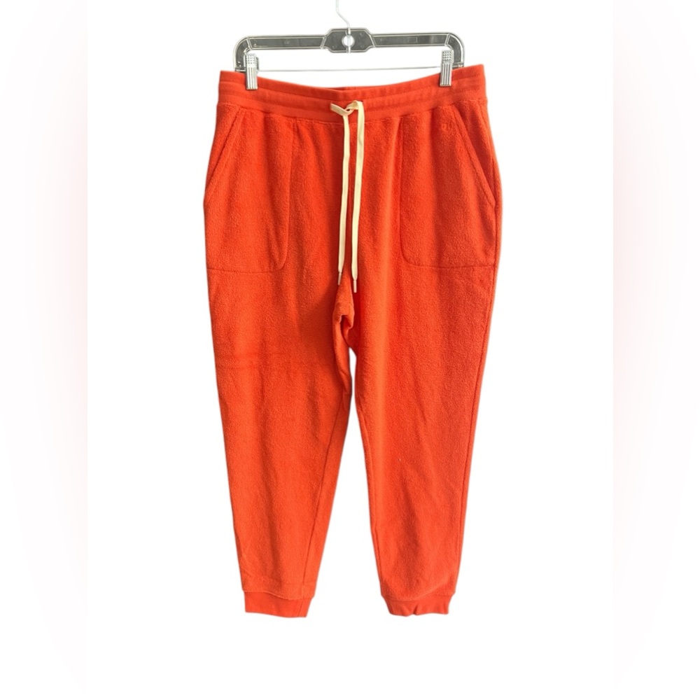 Outerknown L women’s orange Hightide Terry cotton sweatpants